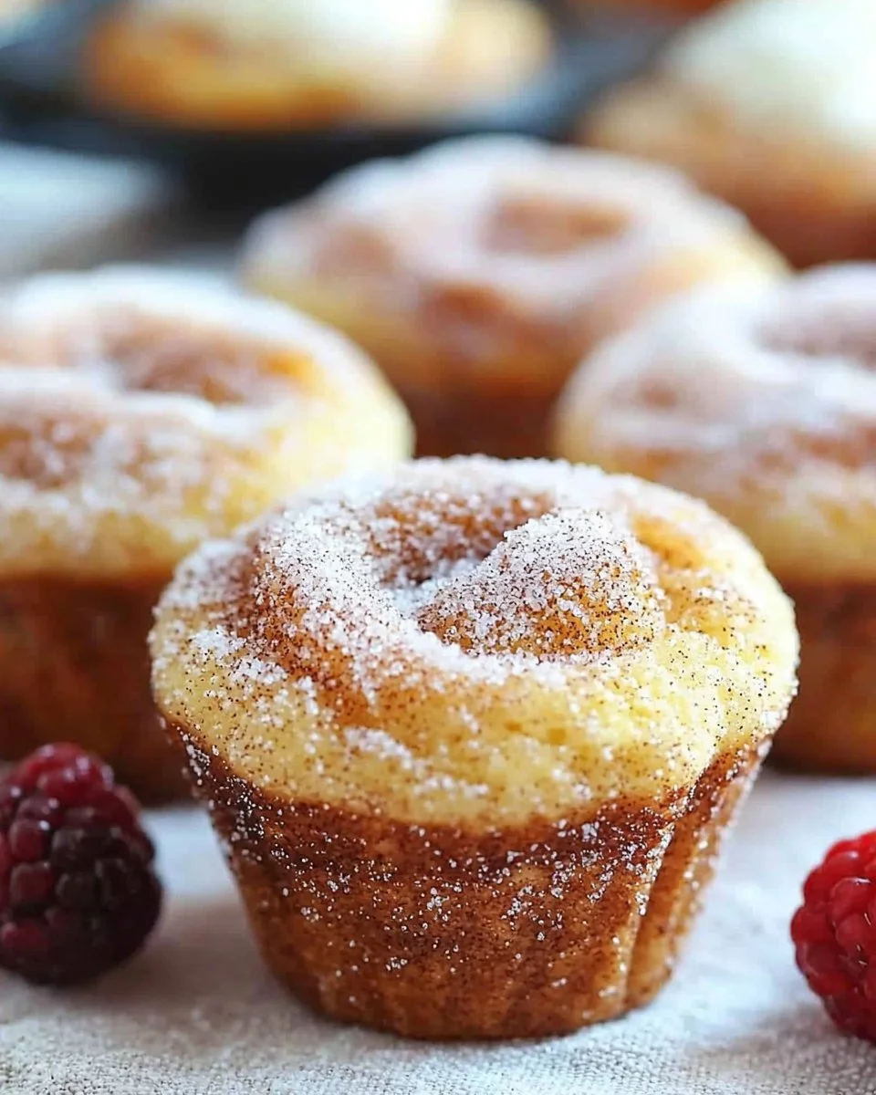 Delicious Cinnamon Sugar French Toast Muffins fresh out of the oven