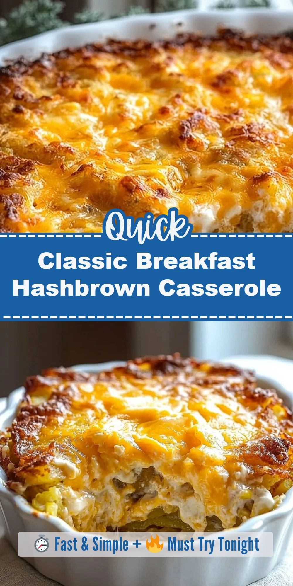 Classic Breakfast Hashbrown Casserole