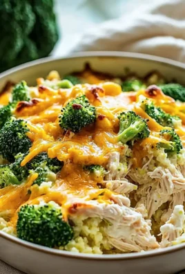 Creamy low carb chicken casserole dish served with vegetables on a plate
