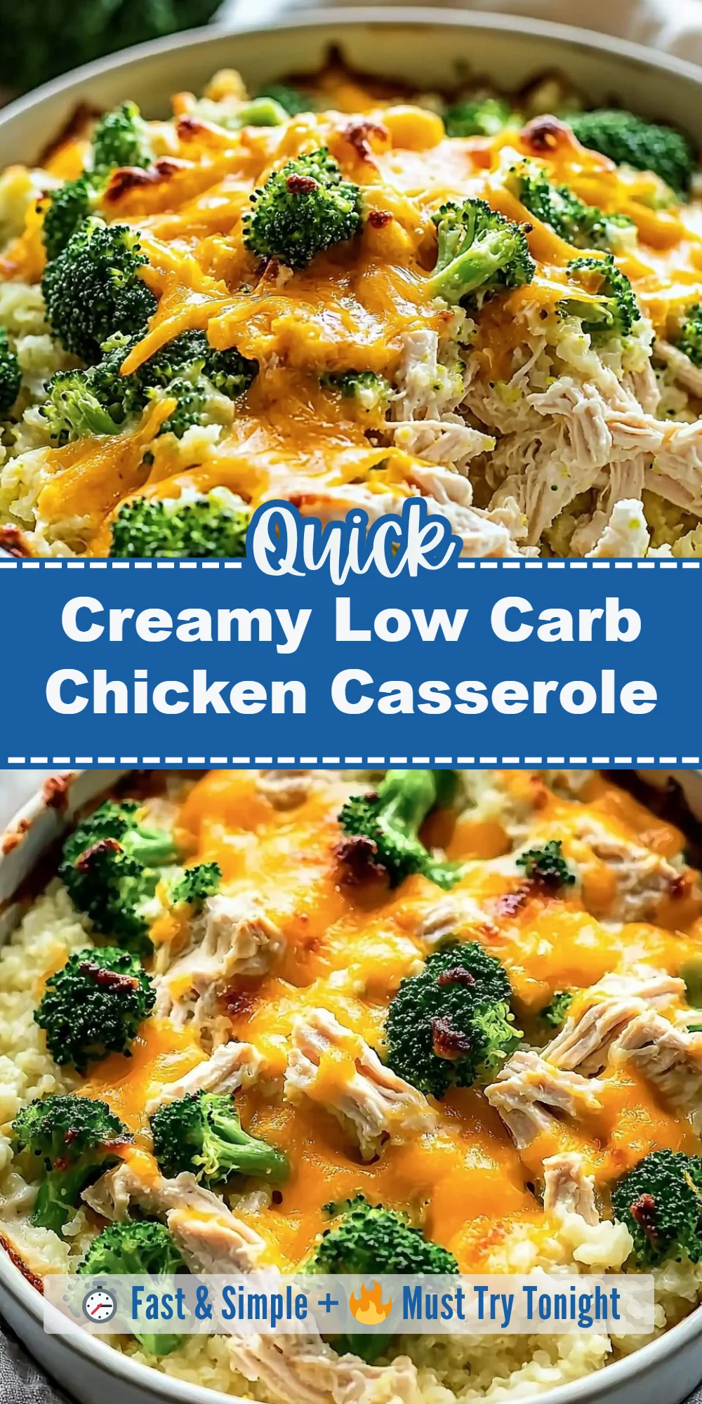Creamy Low Carb Chicken Casserole