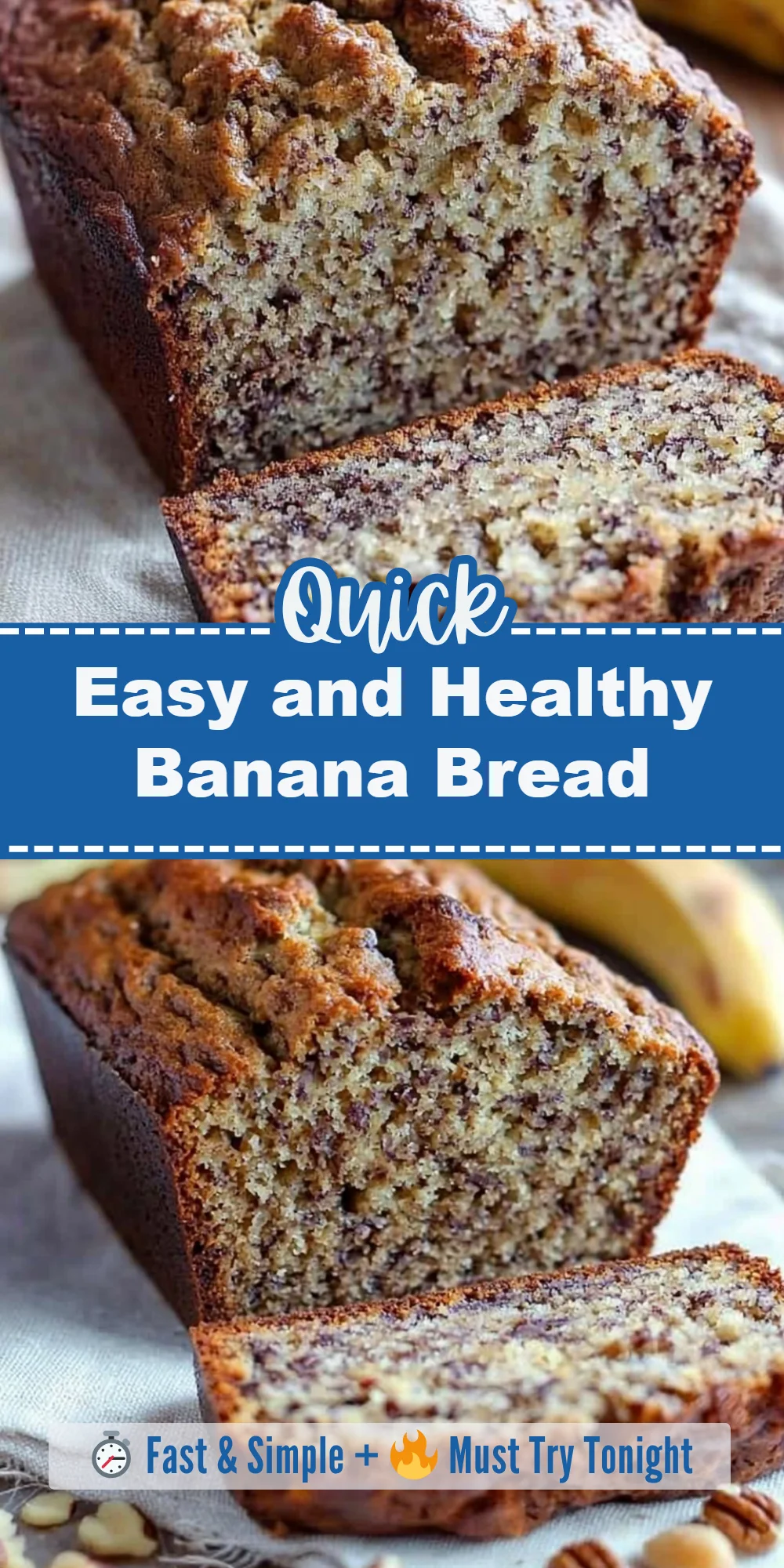 Easy and Healthy Banana Bread