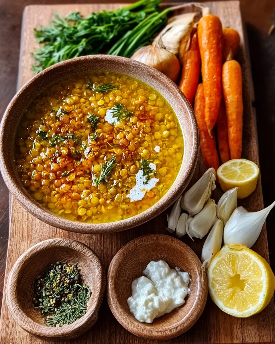 Golden Lemon Lentil Soup