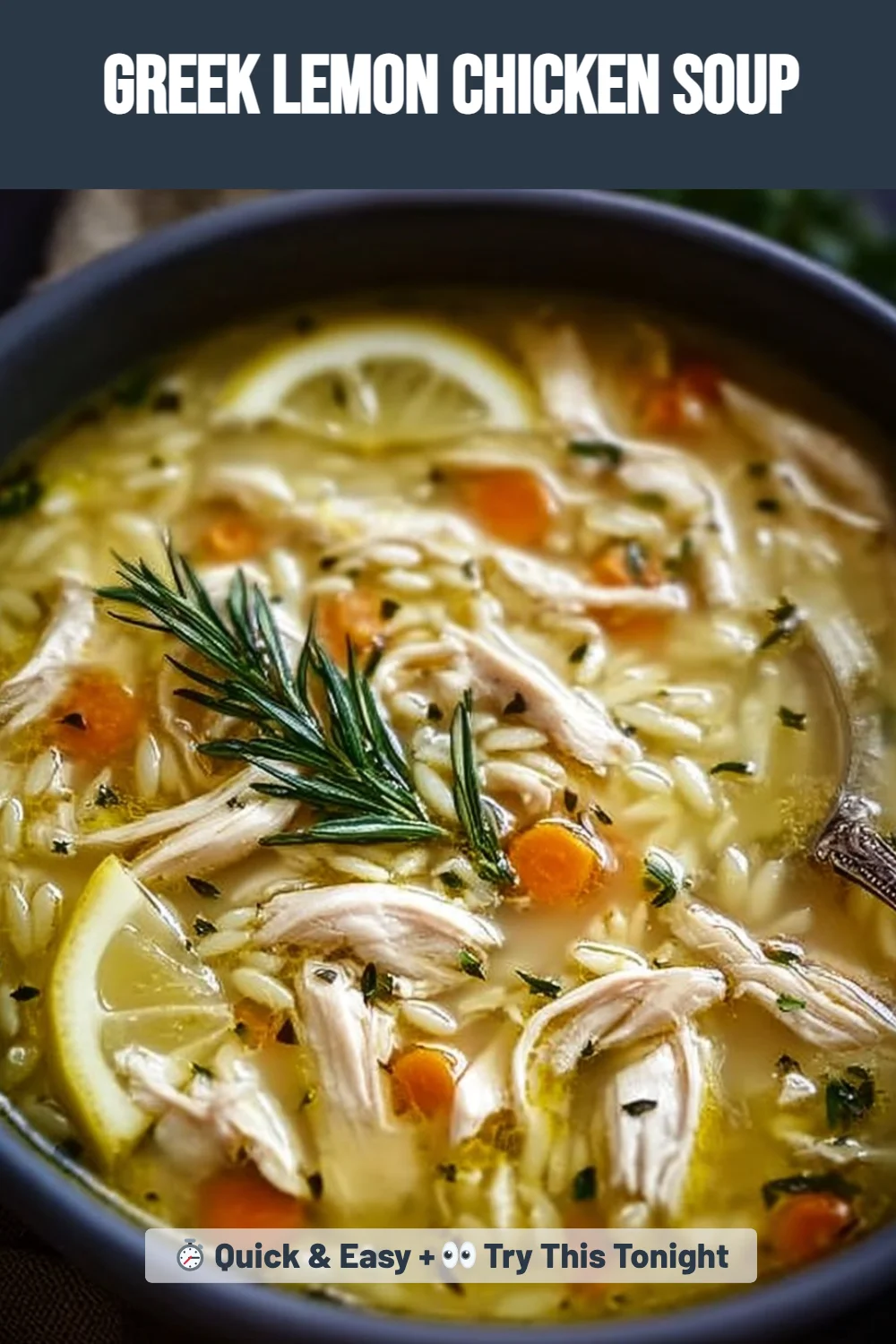 Greek Lemon Chicken Soup