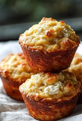 High protein cottage cheese breakfast muffins on a plate