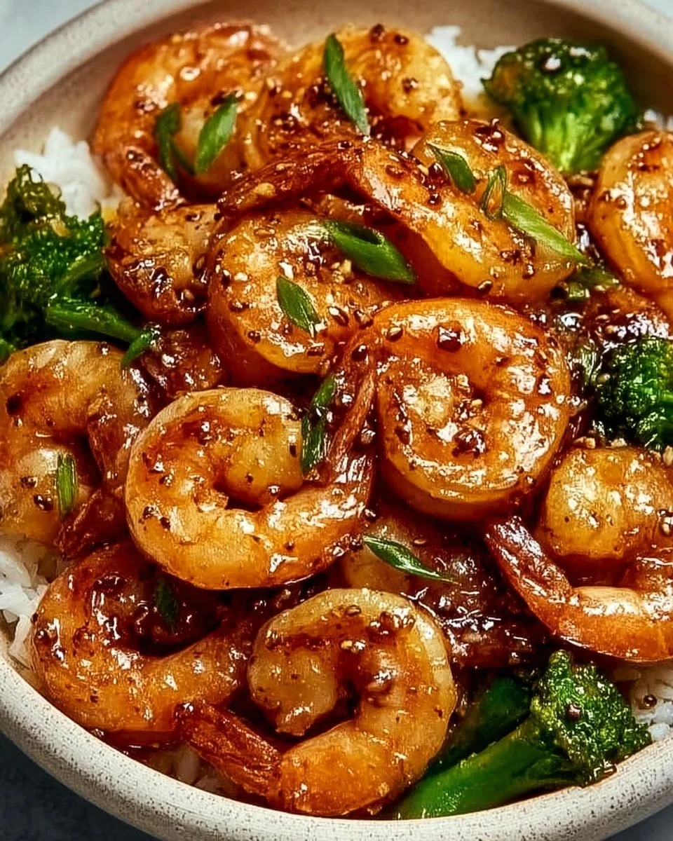 High-Protein Honey Garlic Shrimp