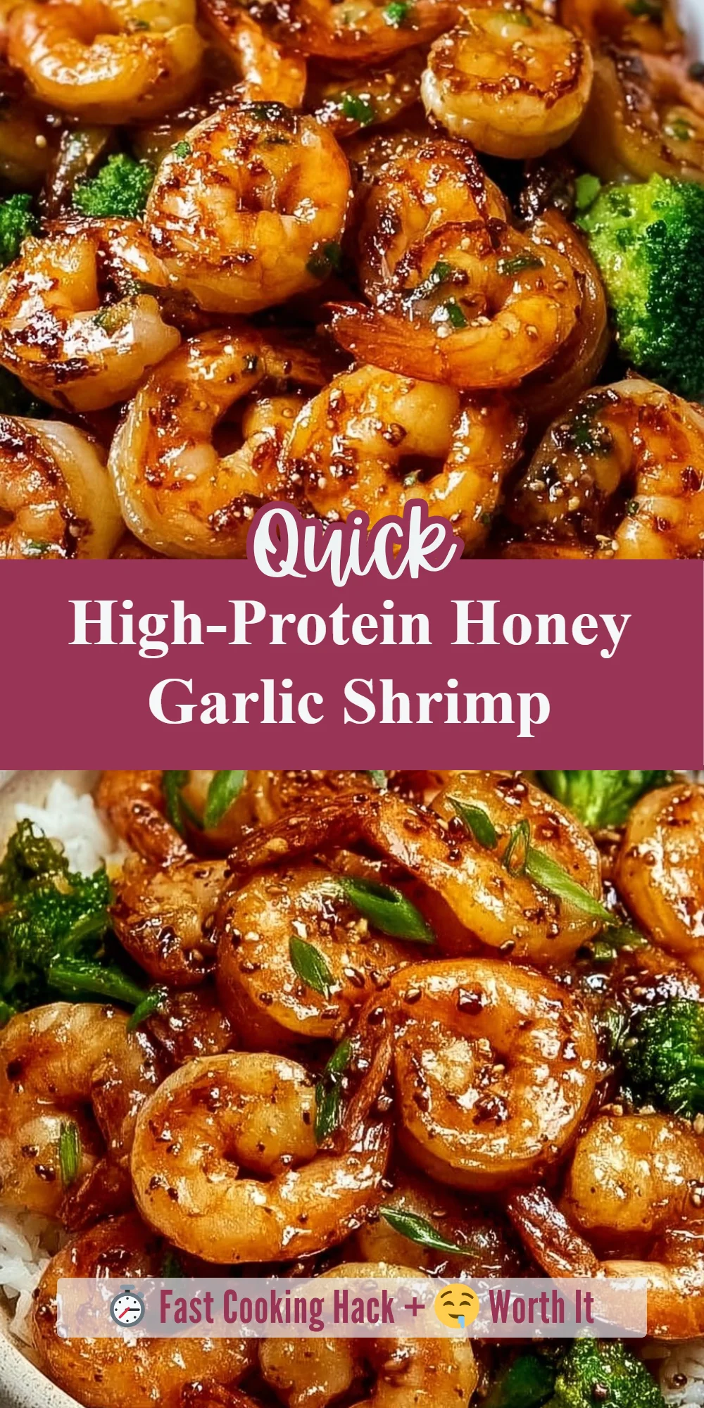 High-Protein Honey Garlic Shrimp