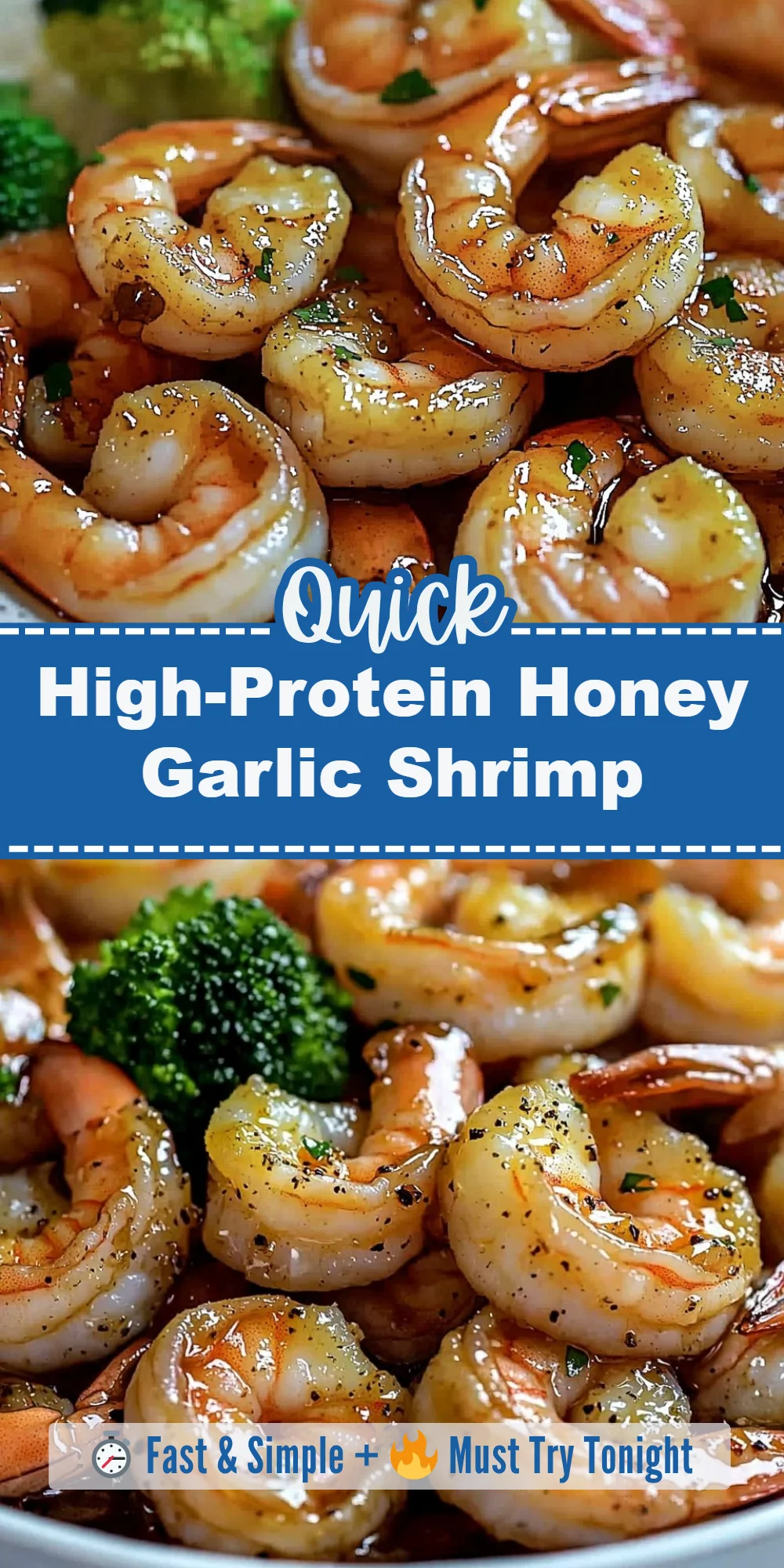 High-Protein Honey Garlic Shrimp
