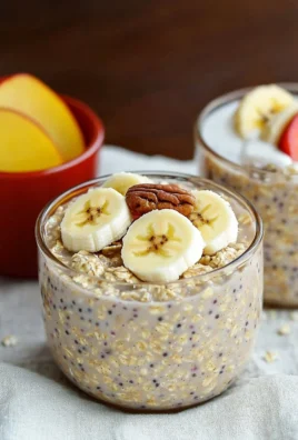 Bowl of high-protein overnight oats topped with berries and nuts