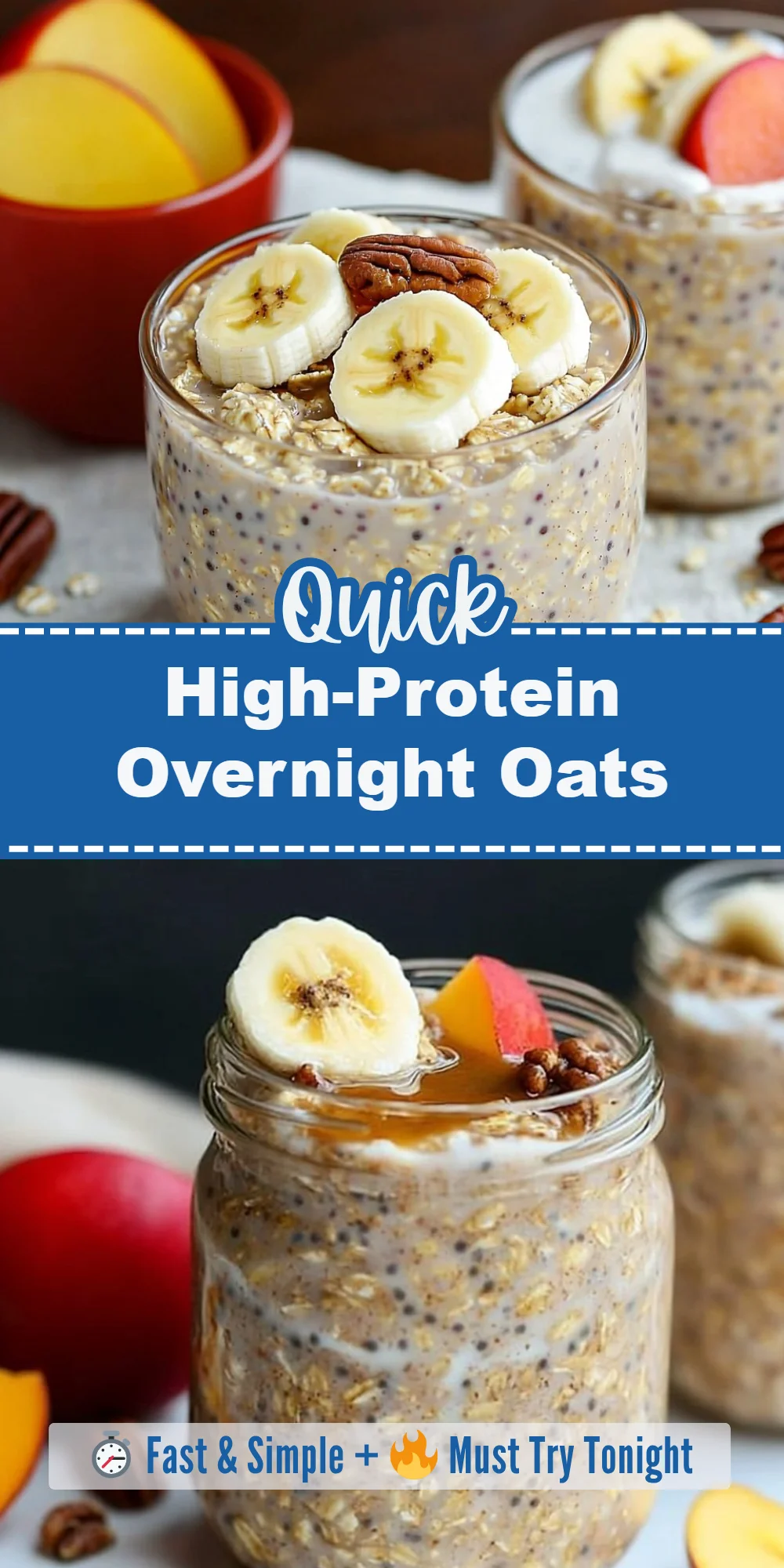 High-Protein Overnight Oats
