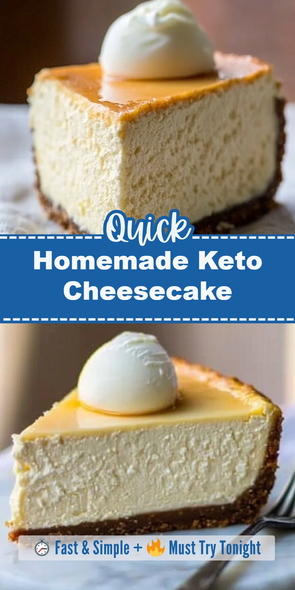 Homemade Keto Cheesecake