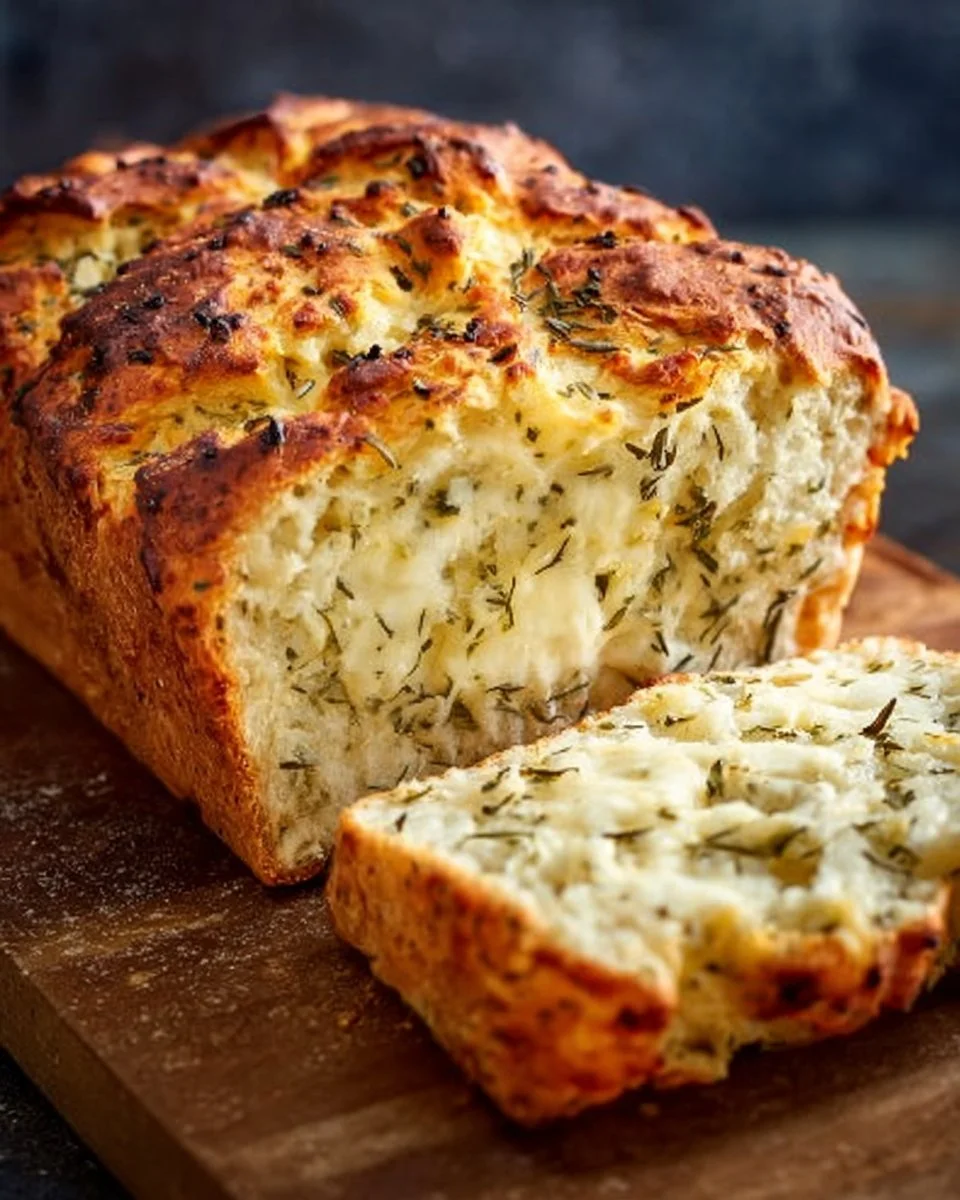 Italian Herbs and Cheese Bread