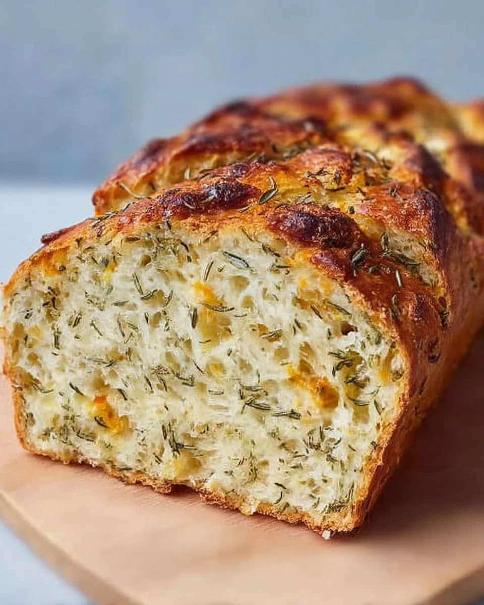 Italian Herbs and Cheese Bread Recipe