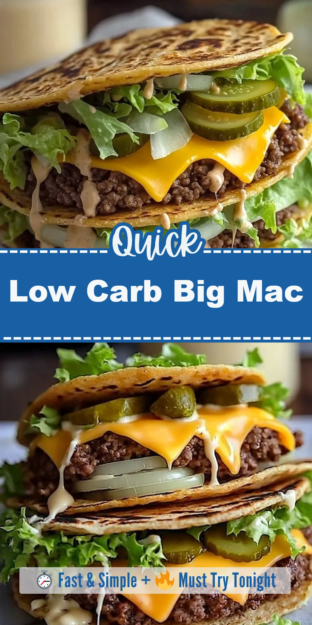 Low Carb Big Mac