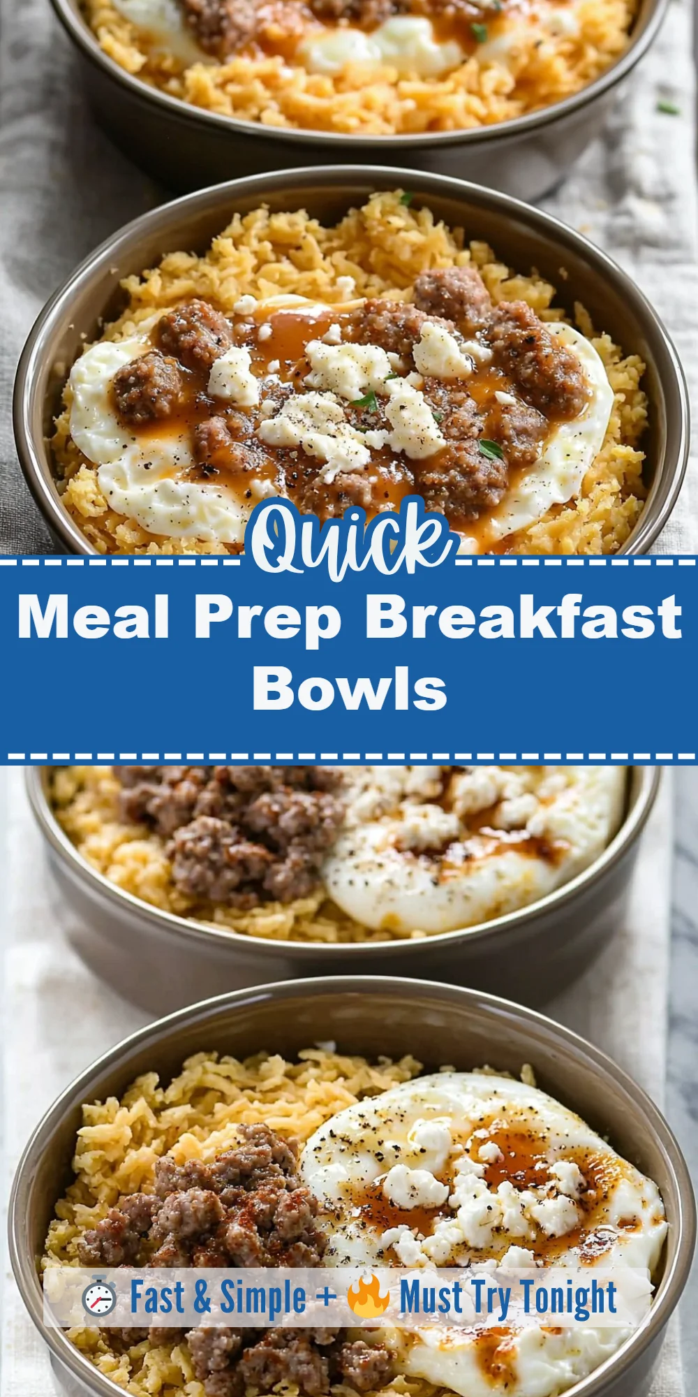 Meal Prep Breakfast Bowls