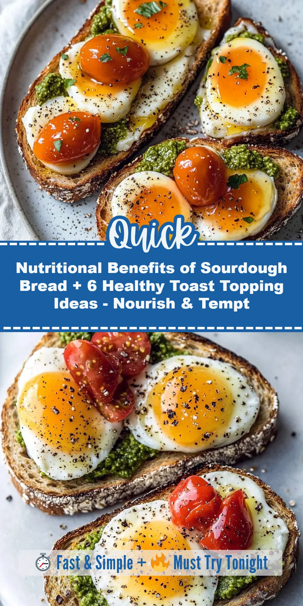 Nutritional Benefits of Sourdough Bread + 6 Healthy Toast Topping Ideas - Nourish & Tempt