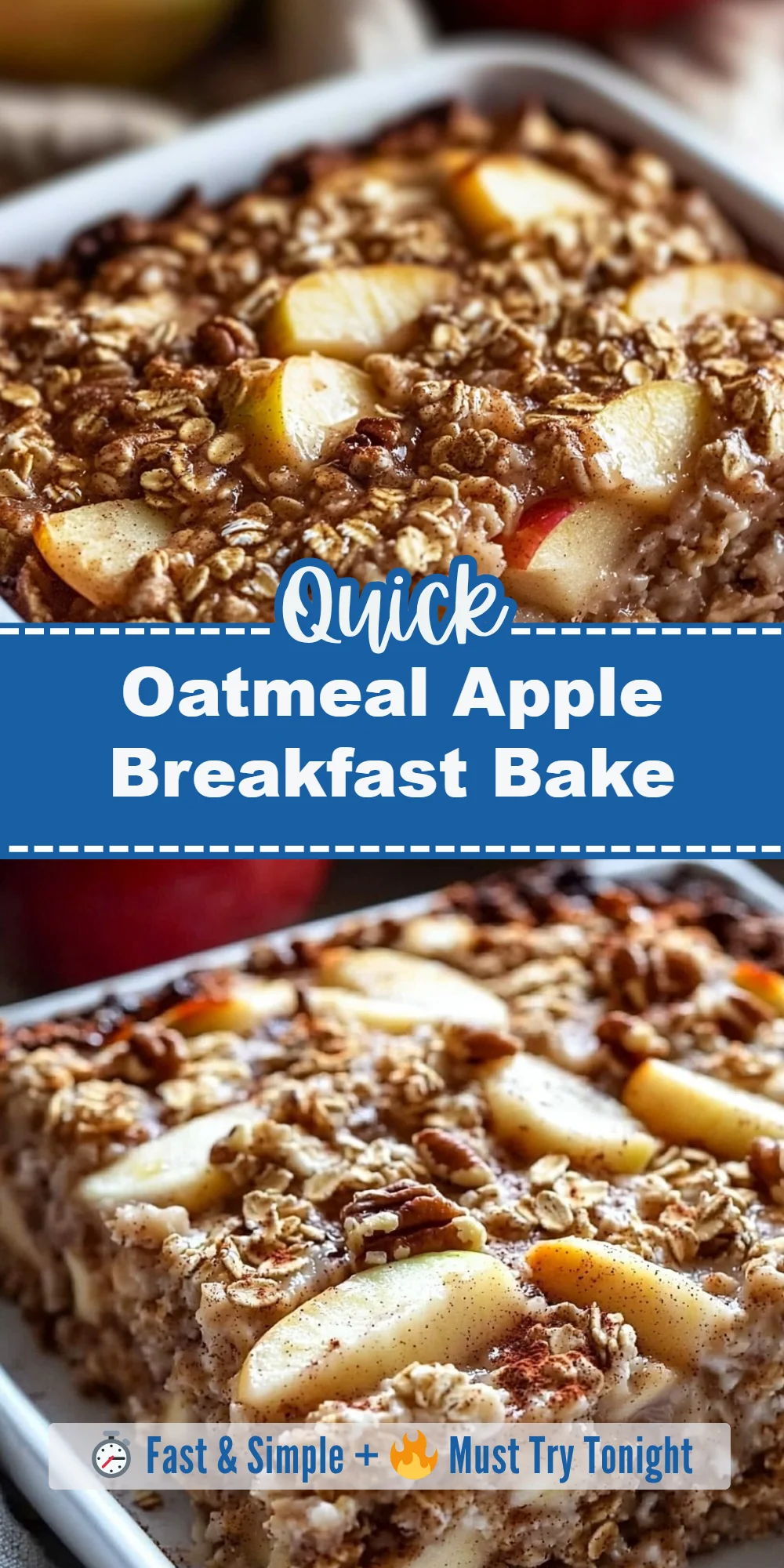 Oatmeal Apple Breakfast Bake