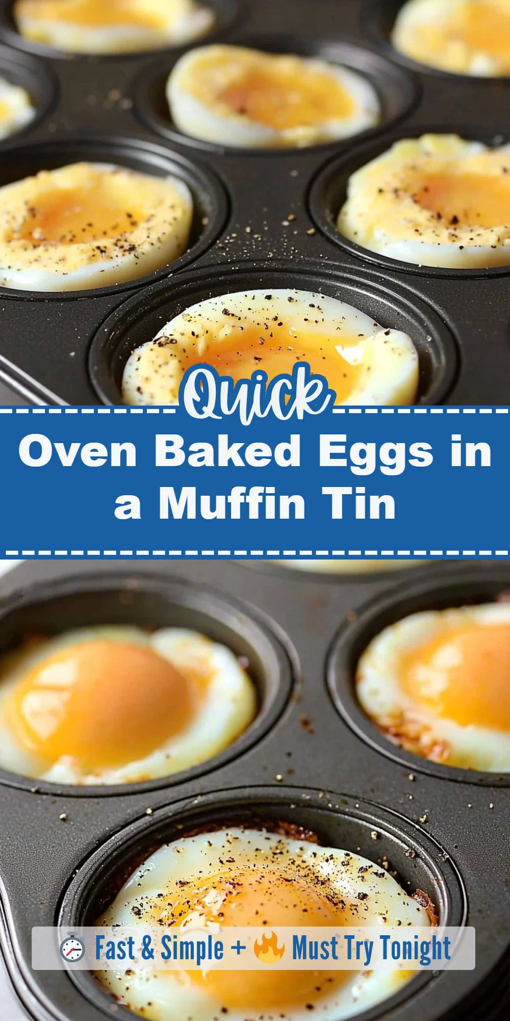 Oven Baked Eggs in a Muffin Tin