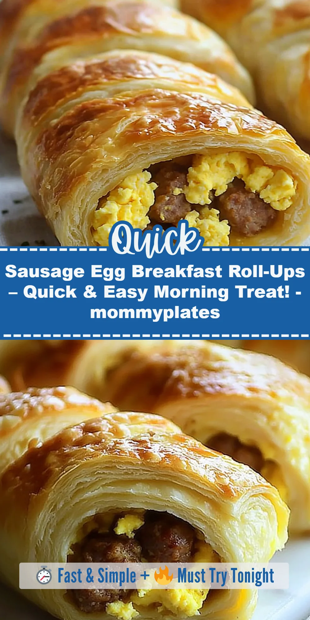 Sausage Egg Breakfast Roll-Ups – Quick & Easy Morning Treat! - mommyplates