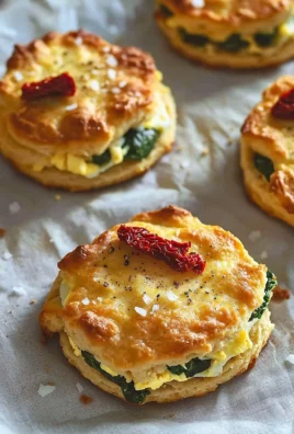 Delicious savory egg biscuits served on a plate, perfect for breakfast or snacks.