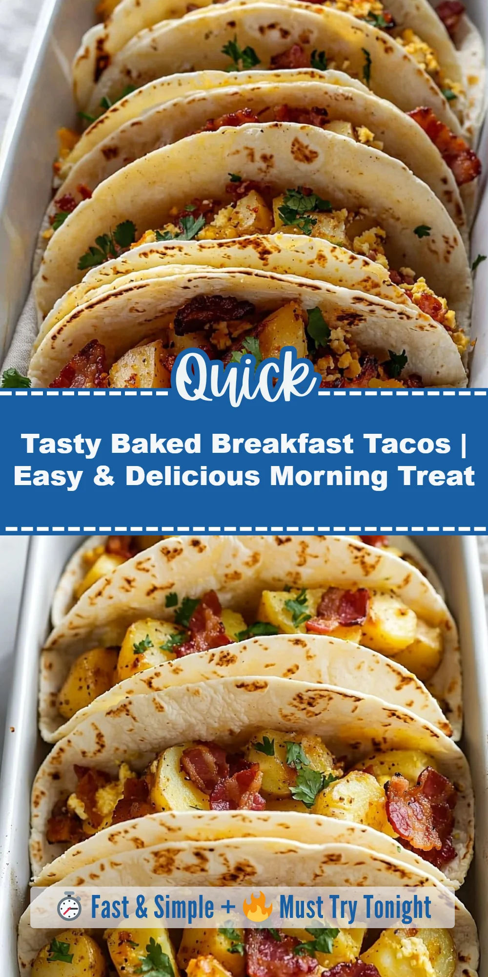 Tasty Baked Breakfast Tacos | Easy & Delicious Morning Treat
