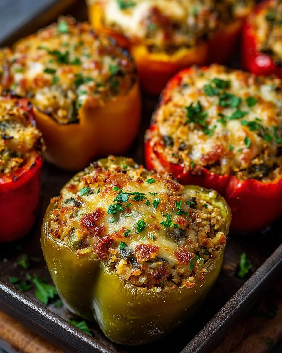 Vegetarian Stuffed Bell Peppers