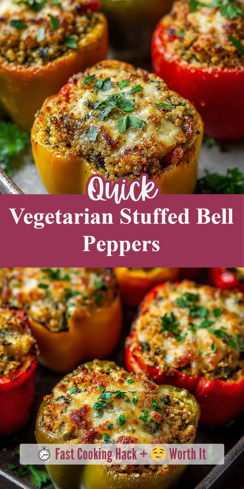Vegetarian Stuffed Bell Peppers