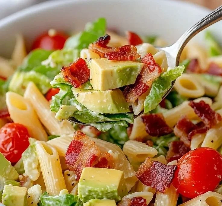 Best Gluten Free Dairy Free BLT Pasta Salad