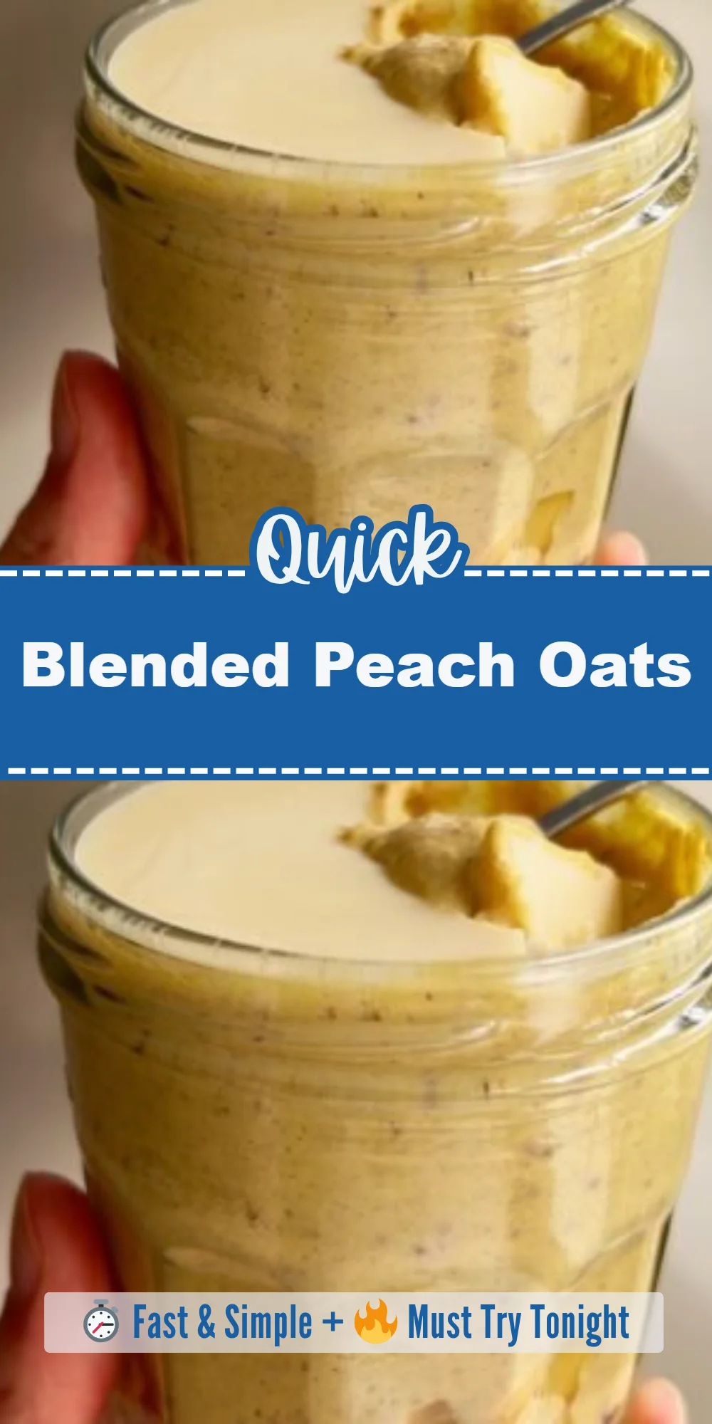 Blended Peach Oats