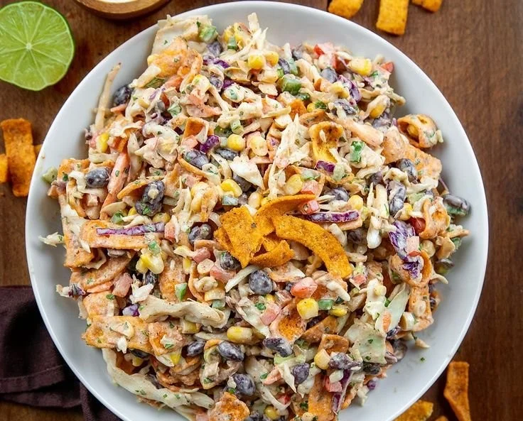 Flavor-packed coleslaw with vibrant ingredients and bold spices