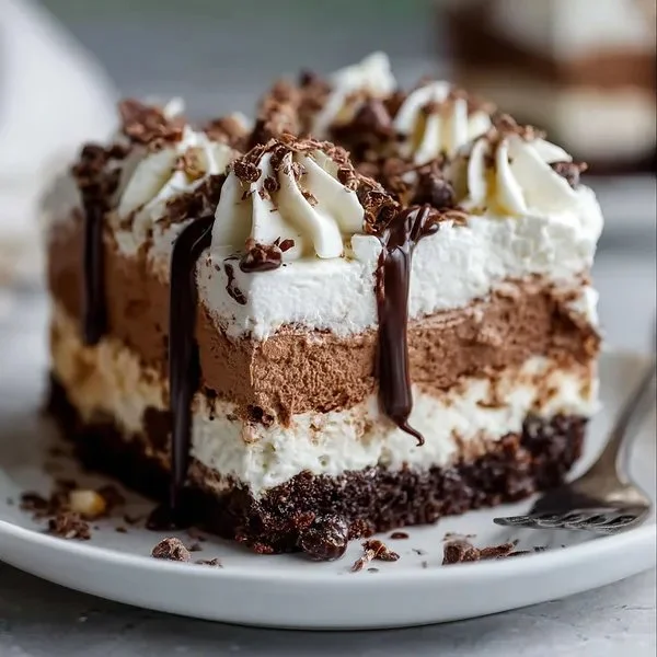 Brownie Refrigerator Cake