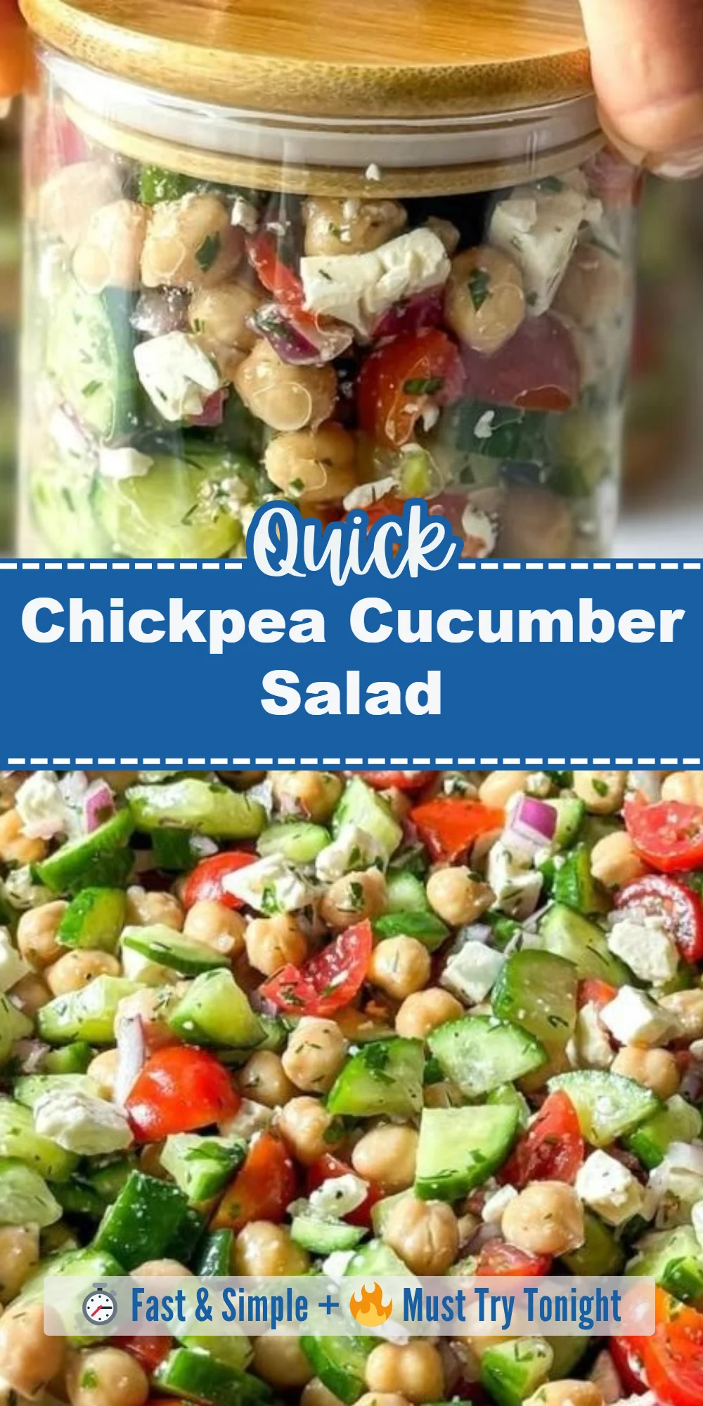 Chickpea Cucumber Salad