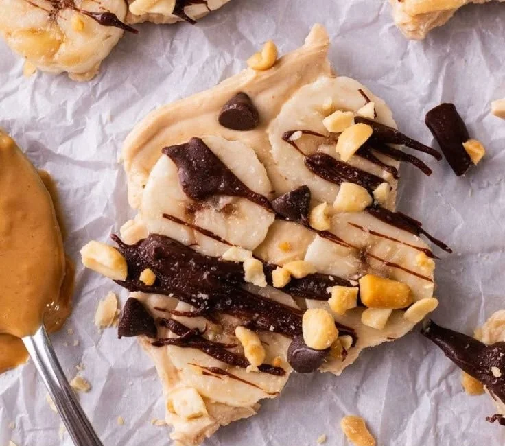 Chunky Monkey Frozen Yogurt Bark