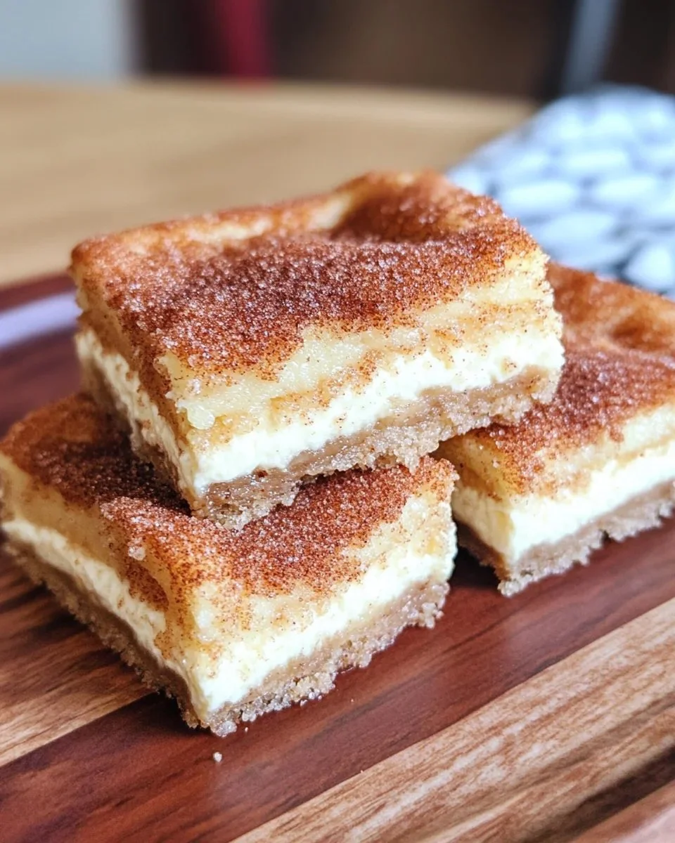 Churro Cheesecake Bars