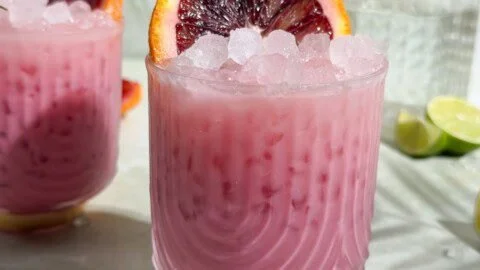 Creamy Blood Orange Margarita Mocktail