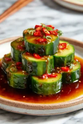 Delicious Din Tai Fung cucumber salad copycat recipe with fresh ingredients