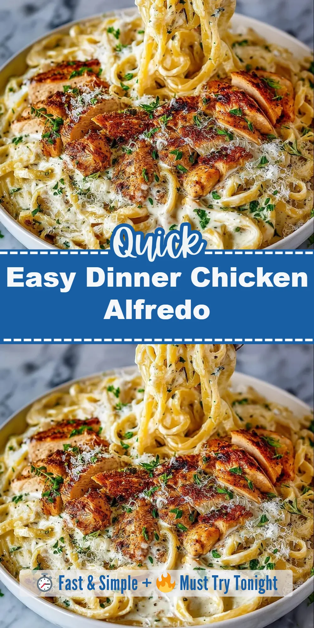Easy Dinner Chicken Alfredo