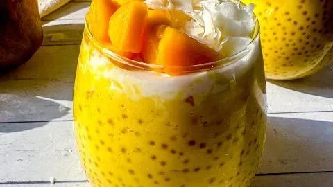Easy Mango Sago (Dessert Pudding)