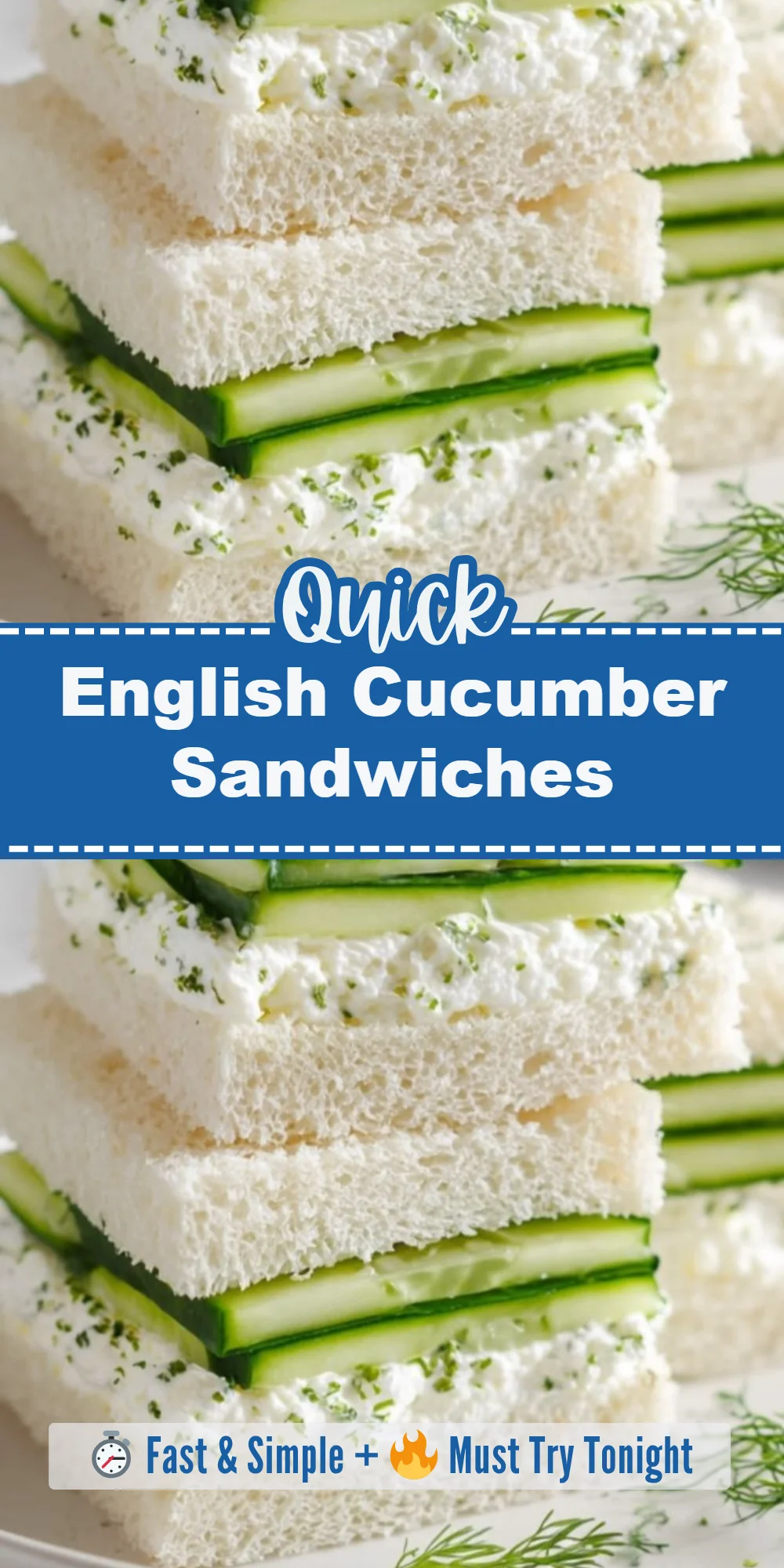 English Cucumber Sandwiches