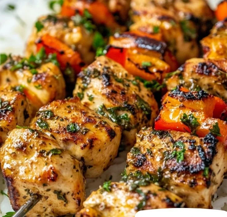 Greek Marinated Chicken Kabobs