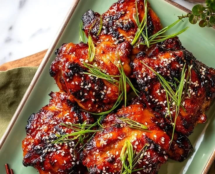 Juicy Japanese BBQ Chicken Thighs