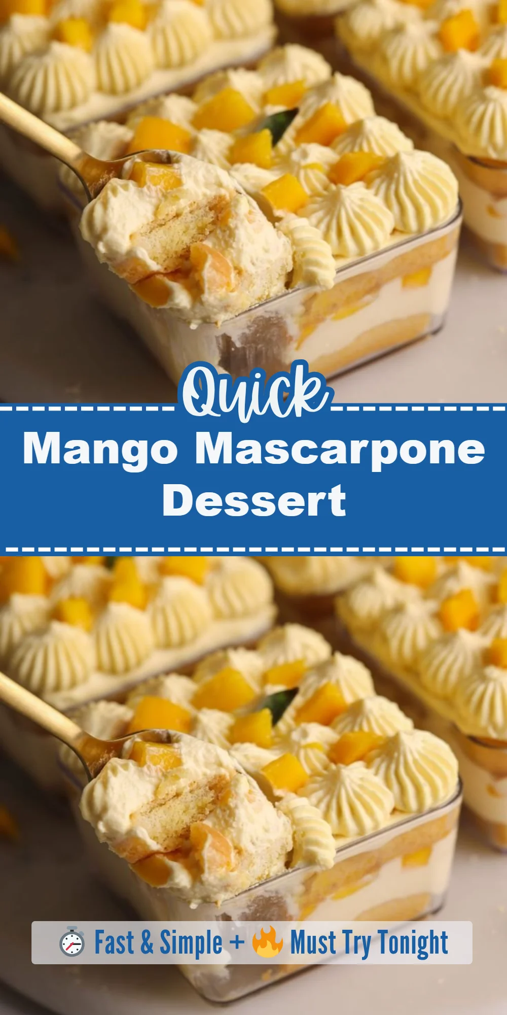 Mango Mascarpone Dessert