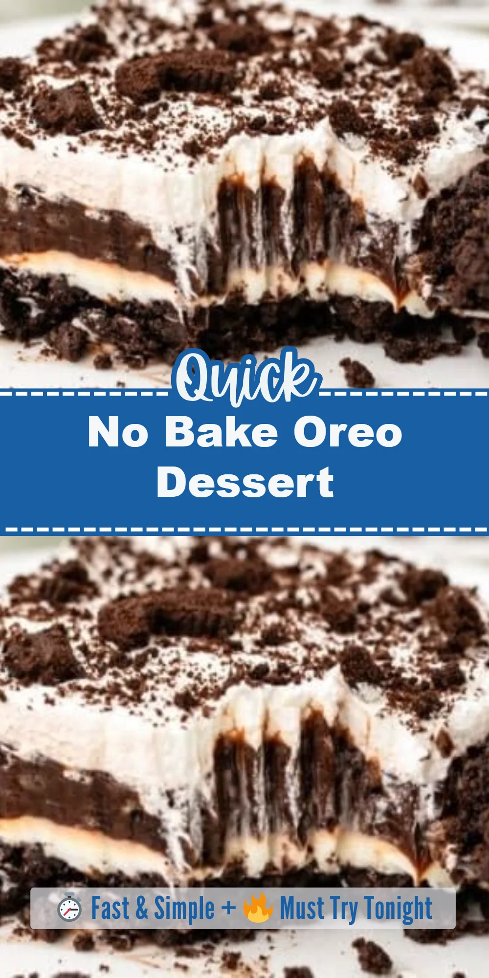 No Bake Oreo Dessert