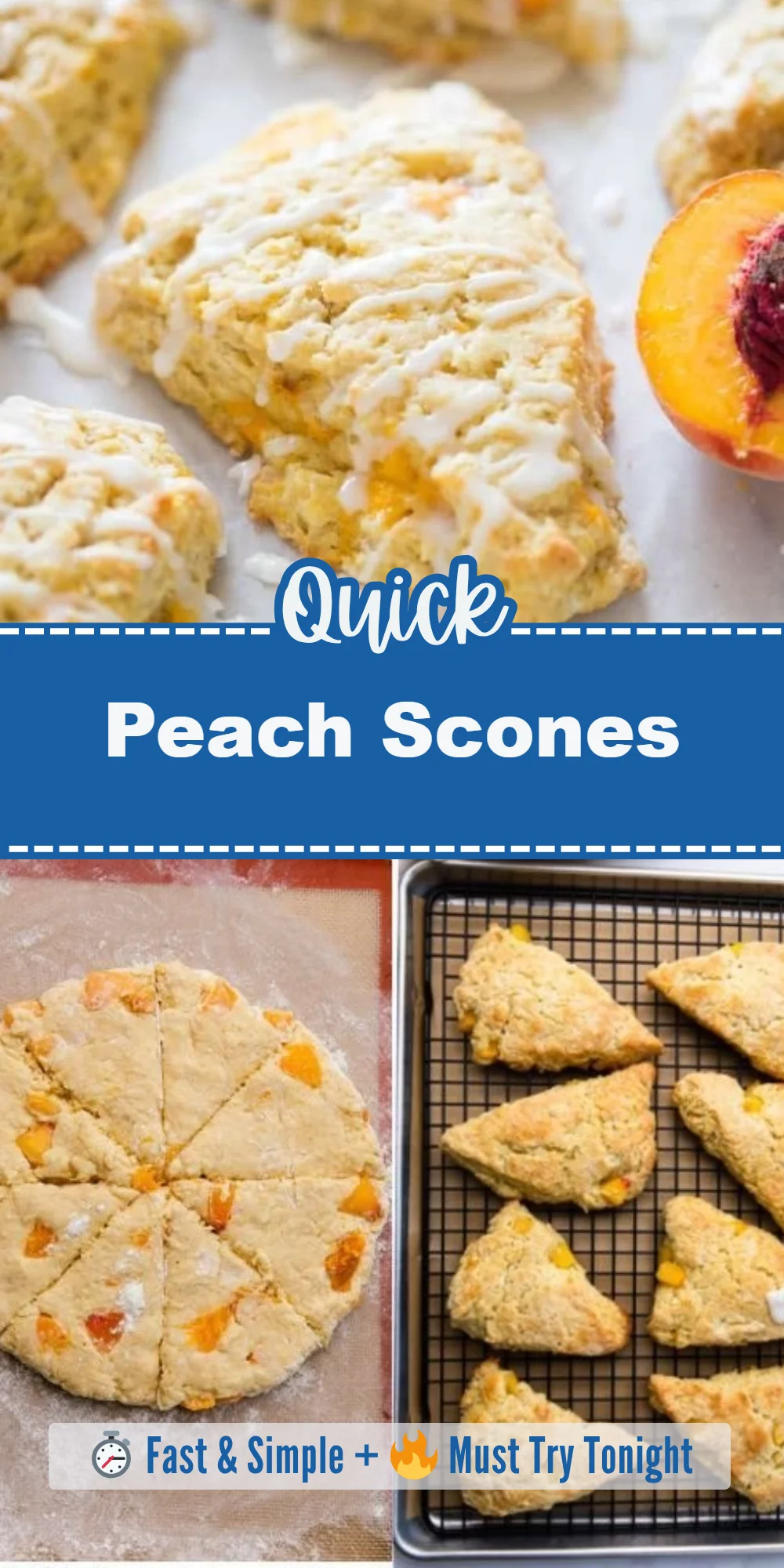 Peach Scones