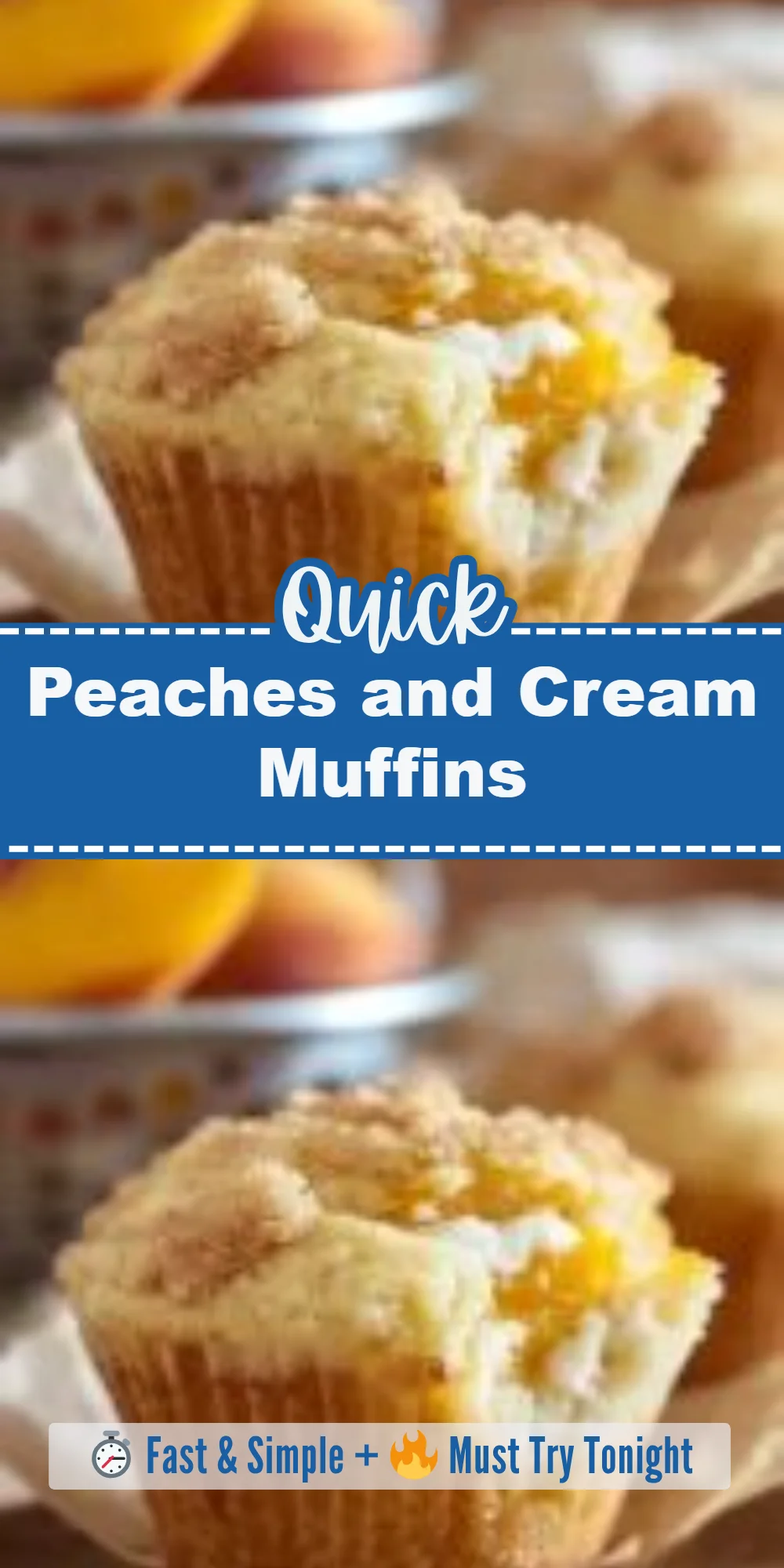 Peaches and Cream Muffins