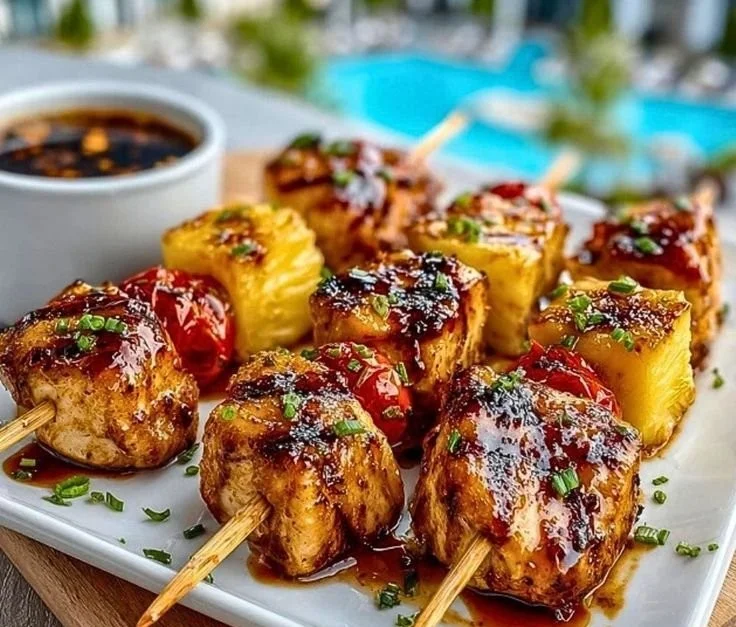 Pineapple Chicken Kabobs