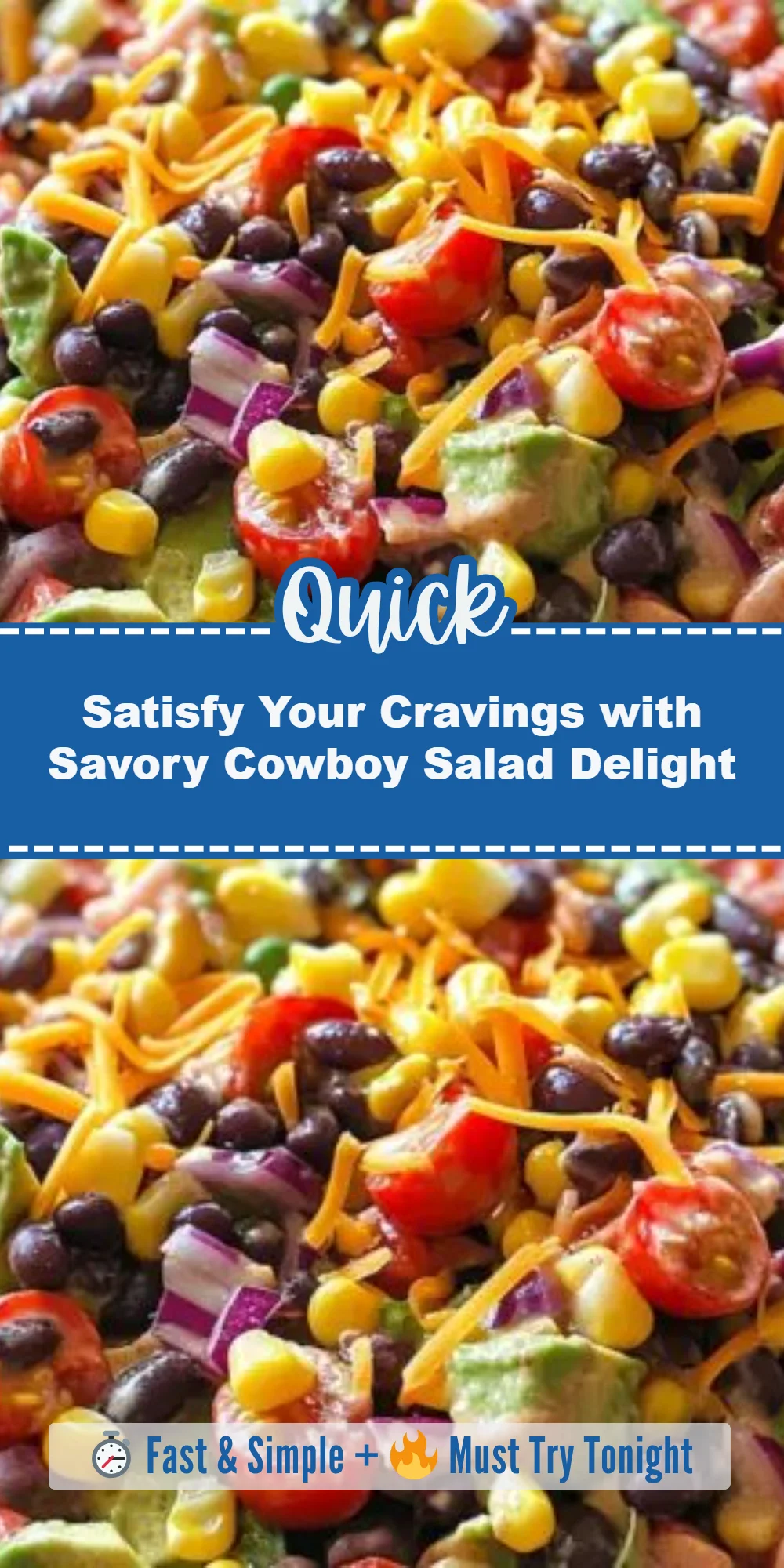 Satisfy Your Cravings with Savory Cowboy Salad Delight