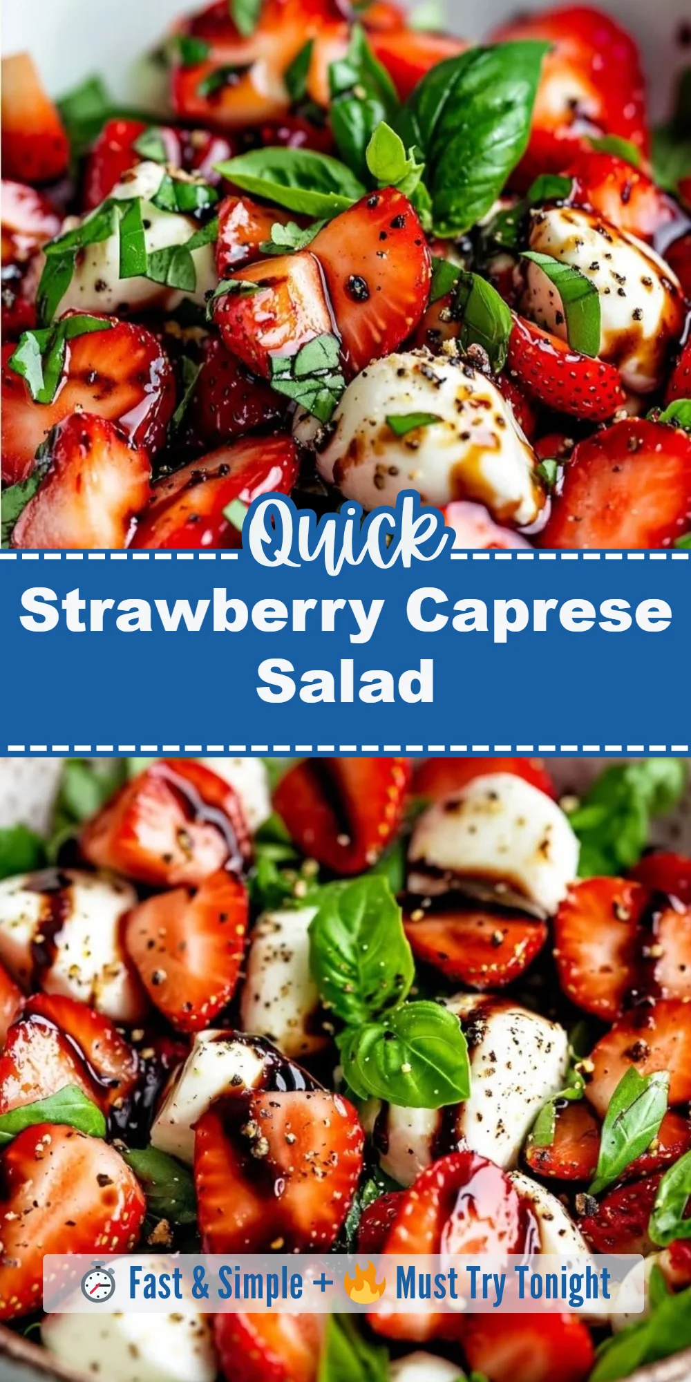 Strawberry Caprese Salad
