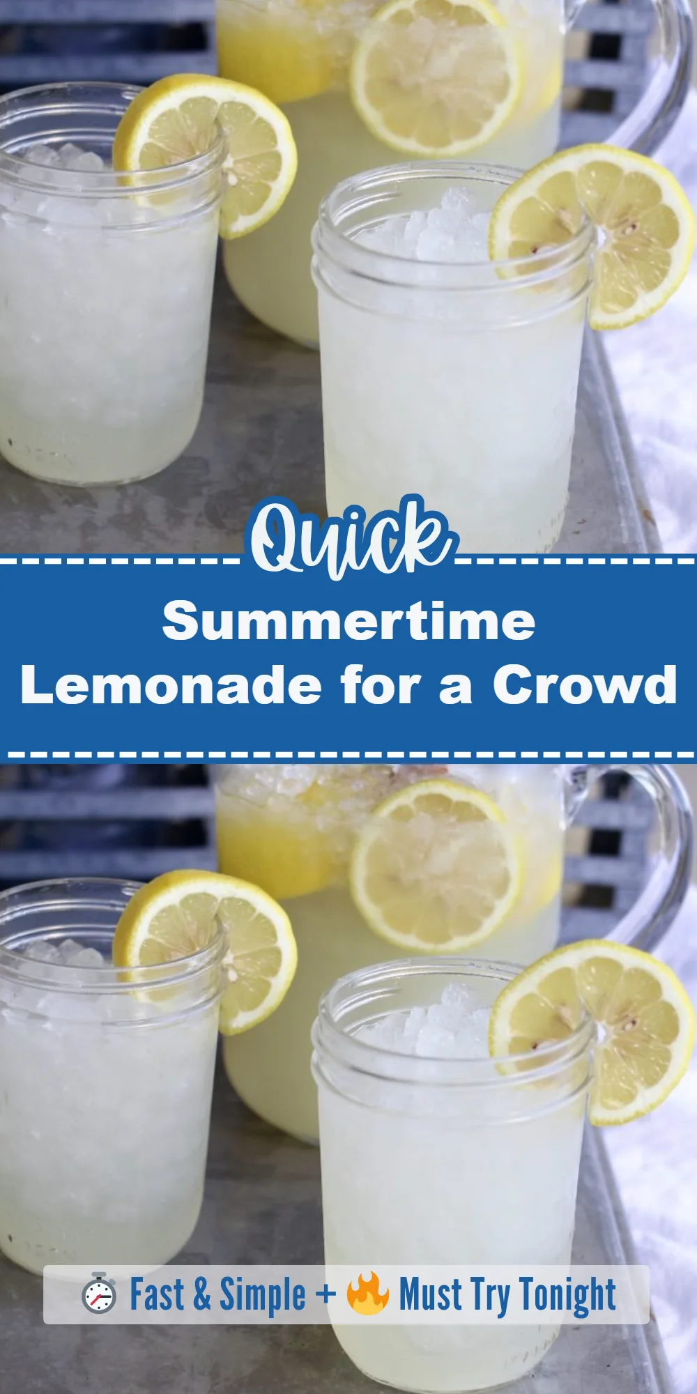 Summertime Lemonade for a Crowd