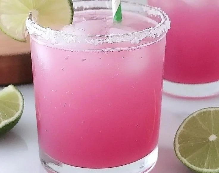 Sweet Prickly Pear Margarita Mocktail