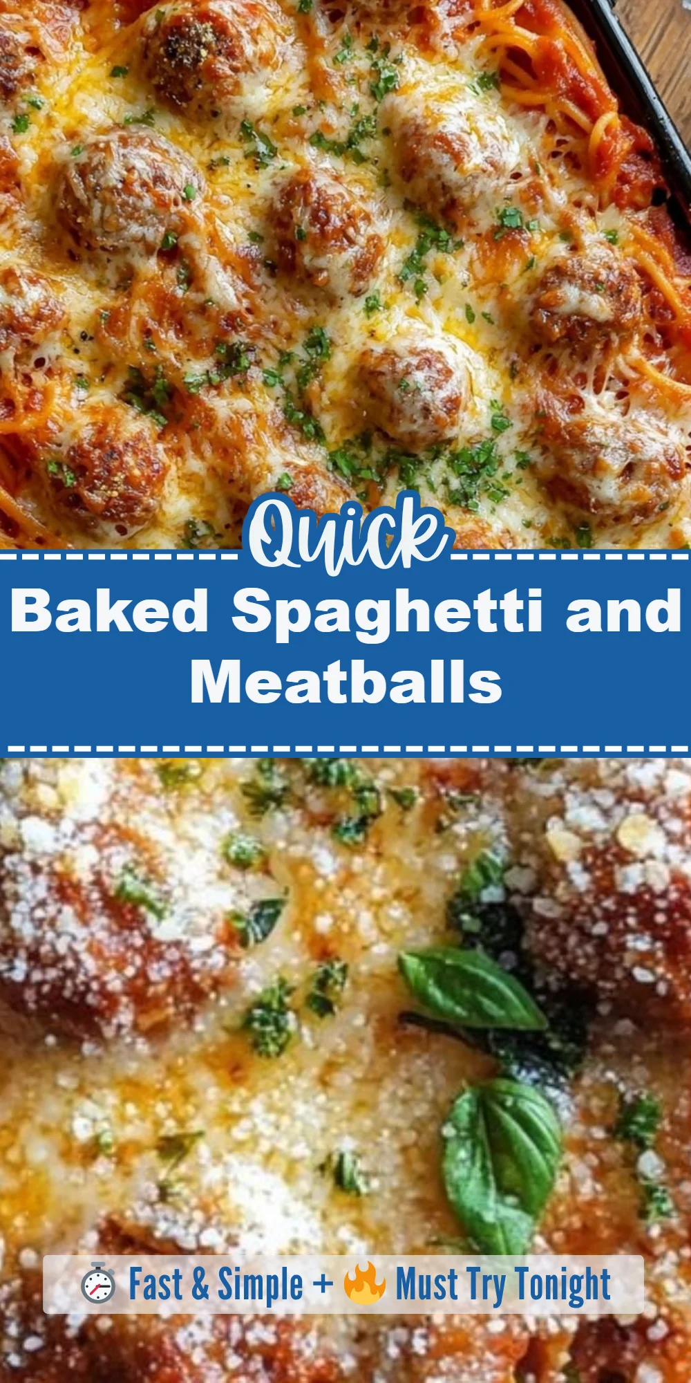 Baked Spaghetti and Meatballs